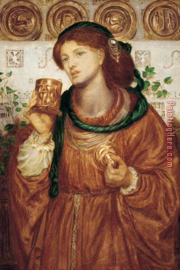 Dante Charles Gabriel Rossetti The loving cup